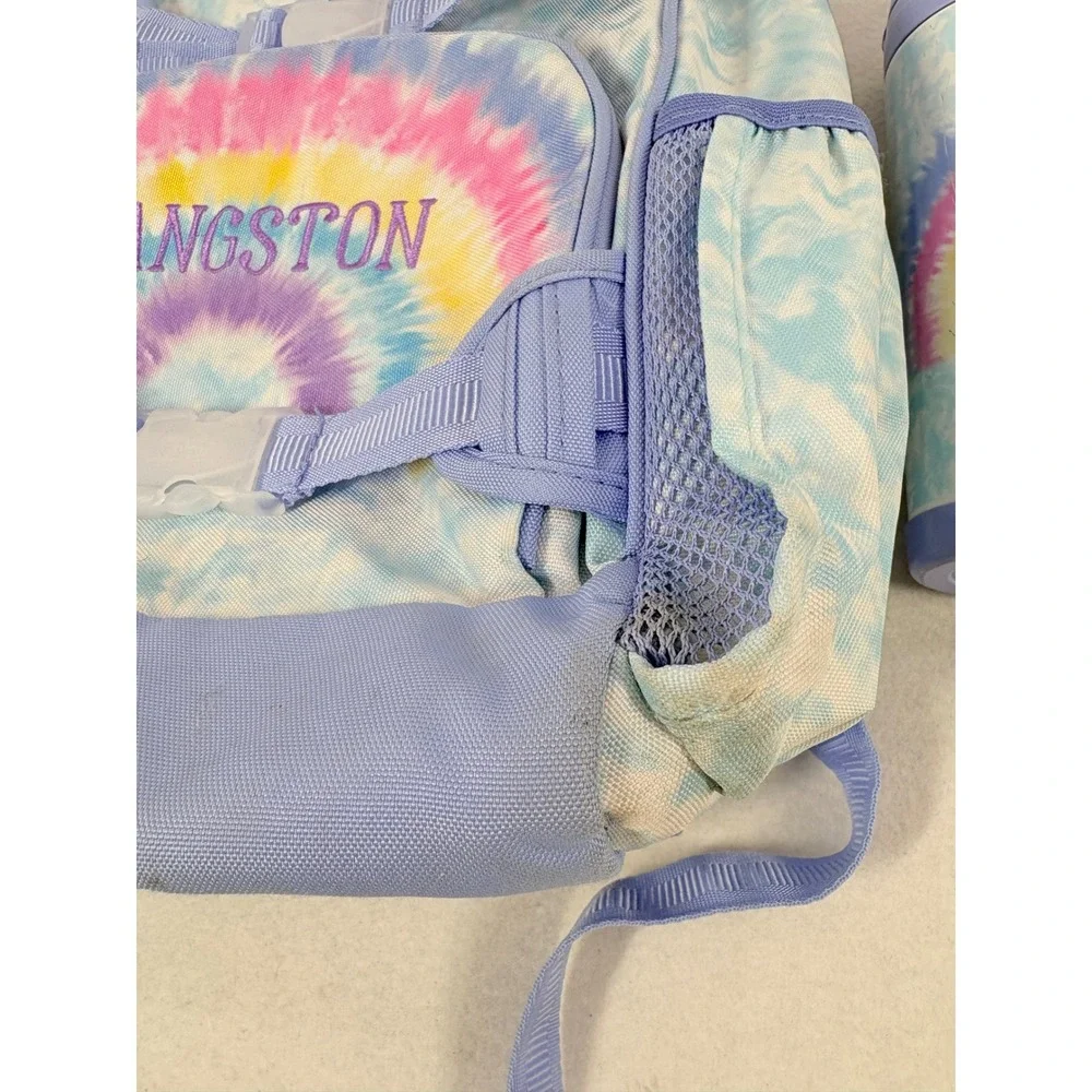 Pottery Barn Kids‎ LANGSTON Backpack Lunch Box Water Bottle Thermos Set Tie Dye